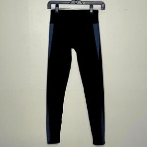 Fabletics Salar Printed PowerHold Navy Blue‎ Leggings, XXS